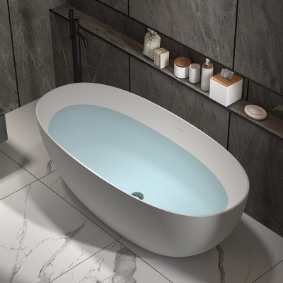 人造石浴缸 工程独立式浴缸 酒店人造石泡澡缸 主题民宿可选颜色