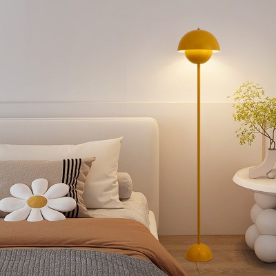 ins奶油风落地灯客厅沙发边vintage法式复古卧室床头花苞 氛围台灯  1个