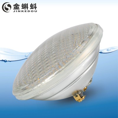 LED泳池灯杯PAR56加厚款玻璃 七彩rgb嵌入式游泳池灯水下灯具光源