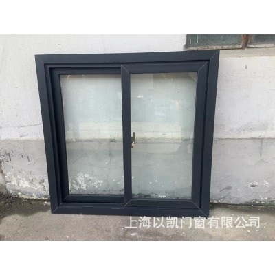豪华款黑色塑钢推拉窗打包箱塑钢窗(CHAM-BUPVCSW1120)