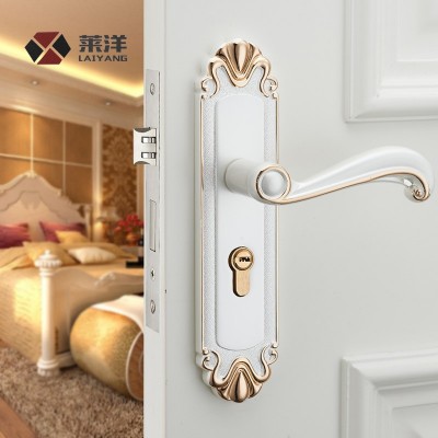 新款铝合金欧式门锁 卧室内房门锁 青古铜门锁实木门锁执手锁批发