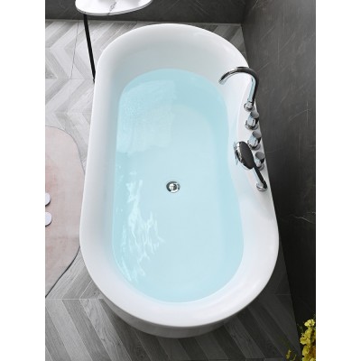 亚克力贵妃独立酒店民宿家用卫生间小户型泡泡网红浴缸1.2m-1.8米